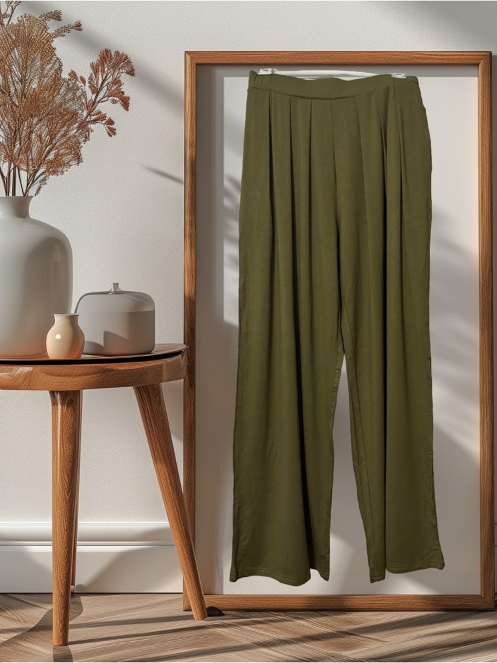 BOGO! Chic Olive Wide Leg Pants